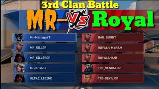 Clan Battle Of @YourMr-Amit  Mr Vs Royal || Mech Arena Clan Battle 3rd