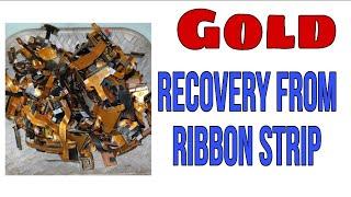 Gold recovery from ribbon wire