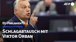 Konfrontation mit Orban im Europaparlament | AFP