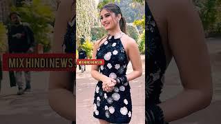 Rasa Tandon was seen in a black dress with a cute smile. #bollywoodnews #viralnews