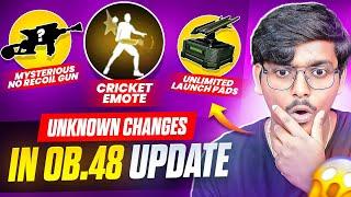 NO RECOIL MYSTERIOUS GUN l FREE FIRE NEW UPDATE l FREE FIRE OB48 UPDATE CHANGES | FF OB48 UPDATE