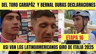 Isaac Del Toro, Richard Carapáz, and Egan Bernal: Harsh statements, this is how Latin Americans go.