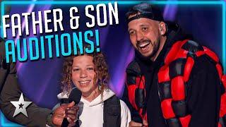 Top Father & Son Auditions on Got Talent!