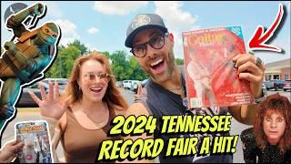 ‼️Vintage Guitar Magazine & T-shirt JACKPOT!  2024 Mid-Tennessee Record Fair! HOLY GRAIL Ozzy Tee!