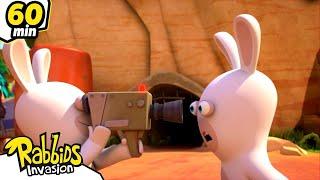 RABBIDS INVASION | 1H The Rabbids Make a Movie ! | Cartoon for kids | Animaj Kids