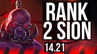 SION vs ORNN (TOP) | Rank 2 Sion | EUW Challenger | 14.21