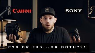 Sony FX3 or Canon C70 for wedding videographers? My thoughts on the C70 vs the FX3