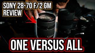 Sony 28-70 f/2 GM Lens Review vs Sigma 28-45 f/1.8 and Sony 24 35 50 GM Primes #sonyalpha