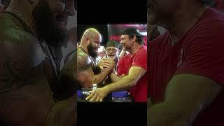 Punished an impudent guy | Devon larratt vs Adam Scherr  #armwrestling