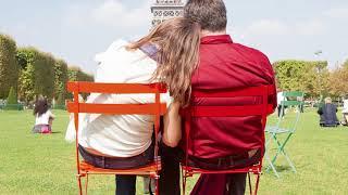 Exquisite Bistro Folding Chair with Cheerful French Spunk