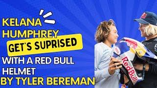 Tyler Bereman Surprises Kelana Humphrey with A RedBull Helmet!