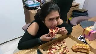 Pizza Mukbang@ Bebie bhe Baco