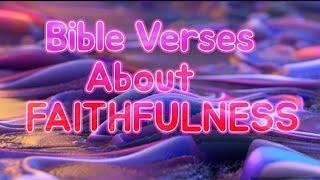 Faithfulness - Bible verses ll #jesus #wordofgod ll