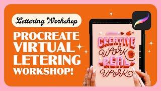 Procreate Virtual Lettering Workshop!