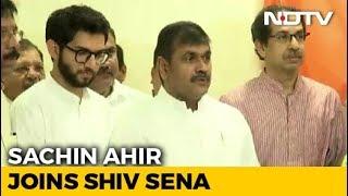 Senior NCP Leader Sachin Ahir Joins Shiv Sena Months Before Maharashtra Polls