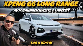 Xpeng G6 Long Range Winterreichweite und Ladezeit im Check.