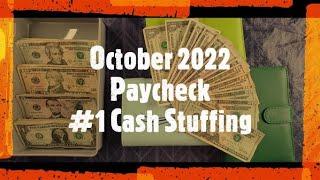 October 2022 Paycheck #1 | Cash Stuffing | Sinking Funds | Budget with Me | Budgeting With Krztofr