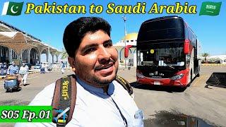 Pakistan to Saudi Arabia by Air travel | S05 Ep.01 | Karachi to madinah flight |  Qatar airways