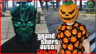 GTA Online Halloween Week Final Content Drop Confirmed! Green Flaming Mask & Rare Pumpkin Rewards 