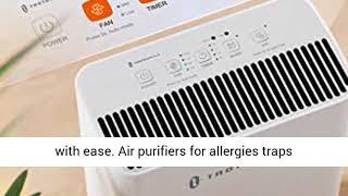 TaoTronics HEPA H13 Air Purifier Home Allergies Smoke Pollen Pets Home Air Cleaner Filtration System