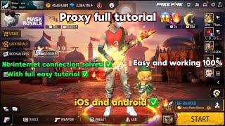 Free fire ob 48 xmodz proxy for iOS and android || 100% working and fully safe || easy method ||