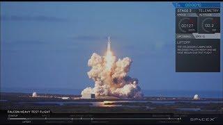 SpaceX Falcon Heavy Launch:  Rocket makes  its first trip into orbit | ABC News