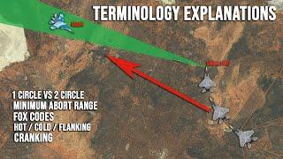 Modern Air Combat | Basic Terminology Explanations | 1 circle Vs 2 circle | MAR | Cranking | DCS |