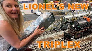 Lionel's New O Gauge Triplex Engine: Fun, Exciting, and Spooky!