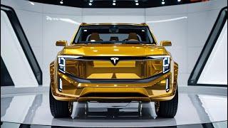 2025 GOLD Tesla Cybertruck: Full Review, Features, and Pricing