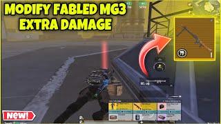 I PLAY WITH MODIFY FABLED MG3 EXTRA DAMAGE | PUBG METRO ROYALE CHAPTER 21