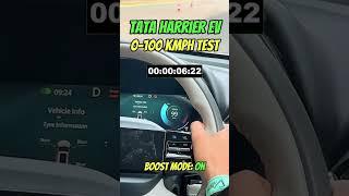 Tata Harrier EV 0-100 KMPH Test