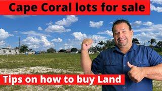 Land for sale in Cape Coral Florida