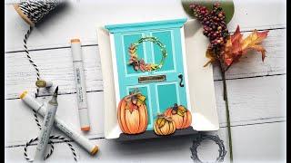 Fall Door Die Cut Decoration Card: Wedding Story Part 3