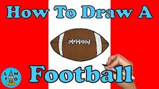 How to Draw a Football Easy