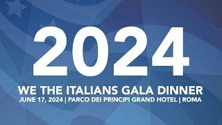 We the Italians Gala Dinner 2024