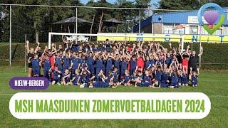 Eerste MSH Maasduinen Zomervoetbaldagen in Nieuw Bergen