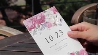 GB303 wedding invitation card 結婚喜帖, 邀請咭