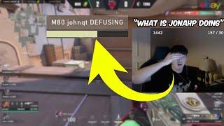 SEN Marved REACTS To M80 johnqt Sticking The Spike Defuse Against The Guard