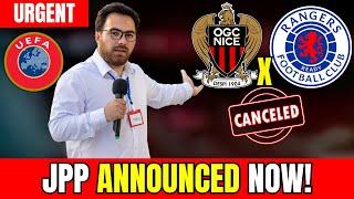 UEFA BOMBSHELL: Nice vs Rangers Match CANCELLED | rangers fc news