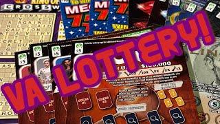 Virginia Lottery Scratchers ‼️ $125 Mix #lottery #scratchers #valottery #virginialottery #shorts