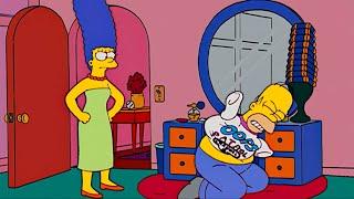 Homero usa la ropa de Marge Los simpsons capítulos completos