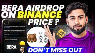 Bera Token: Free Airdrop on Binance | Binance Hodler Airdrop | Vishal techzone