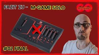 Fazit zu dem M-Game Solo Final