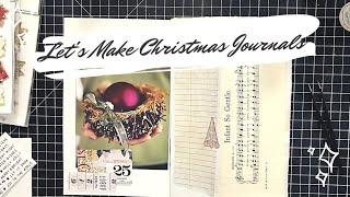 Let's Make Christmas Junk Journals - Part 2 - Decorating the Signatures