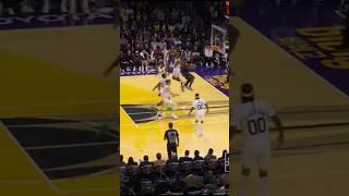 NBA | LeBron James INSANE up & under layup | #shorts #nba #basketball