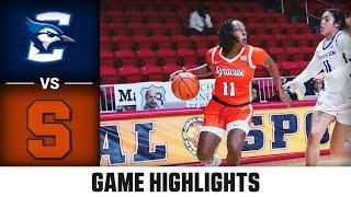 Syracuse vs. Creighton Game Highlights | 2024-25 ACC Women's Basketball