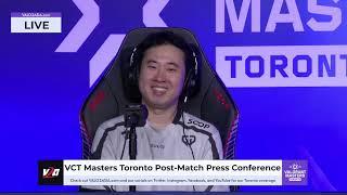 Gen.G (GEN vs. FNC) VCT Masters Toronto Post-Match Press Conference