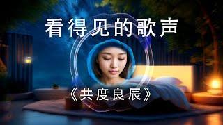 温柔飘渺的女声陪你《共度良辰》| 最佳听歌方式——看得见的歌声 |  | 声波可视化 |荟心动听