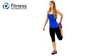 Light Cardio and Stretching Cool Down Workout - Relaxing Stretches for Flexibility