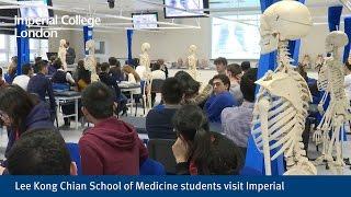 Lee Kong Chian School of Medicine students visit Imperial